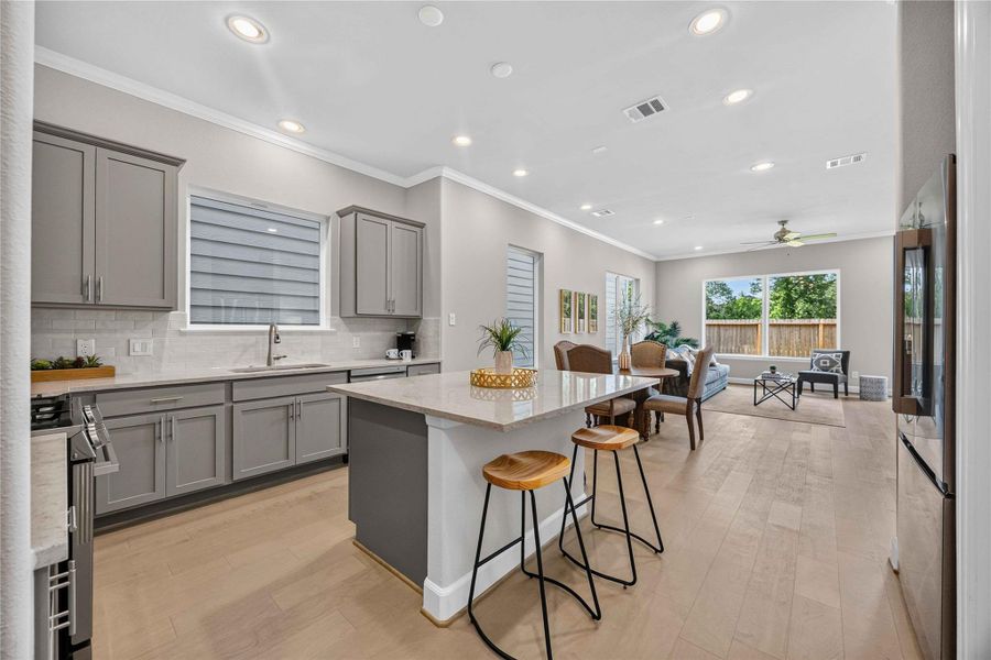 Furnished interior view inside a new home in , Houston (Image 6).