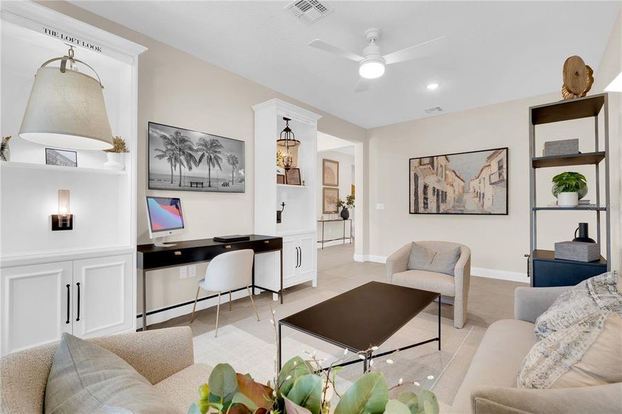 Furnished interior view inside a new home in , Winter Garden (Image 7). Furnished interior view inside a new home in , Winter Garden (Image 7).