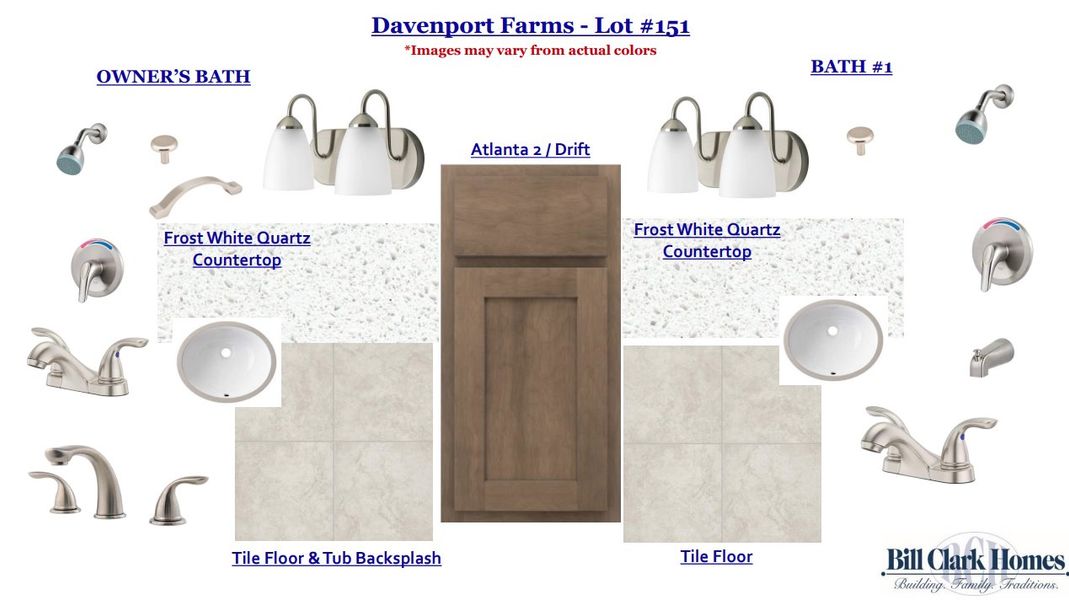 Sample of building materials used in homes in Davenport Farms, Winterville (Image 4).