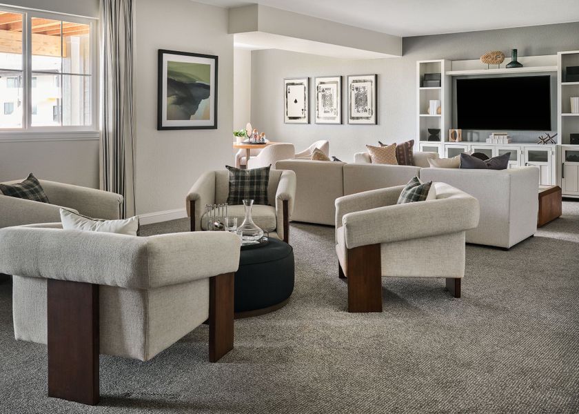 Representative furnished interior of a home built from the Ridge by Taylor Morrison in Dawson Trails, Castle Rock (Image 25).