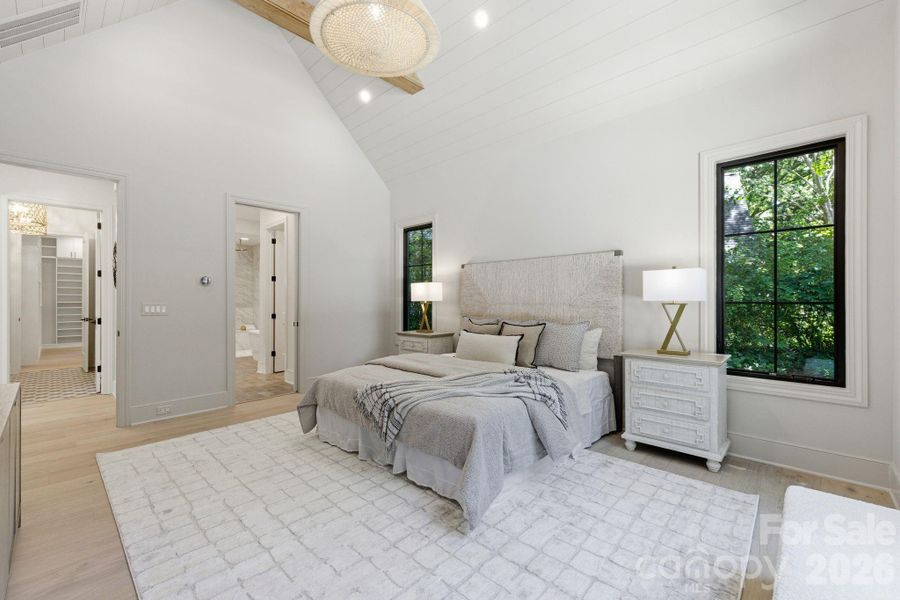 Furnished interior view inside a new home in , Charlotte (Image 17).