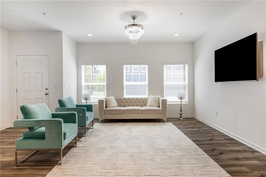Furnished interior view inside a new home in Laurelwood, Douglasville (Image 7).