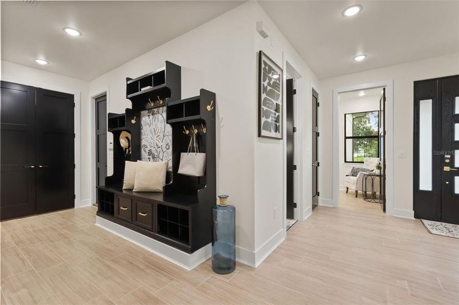 Furnished interior view inside a new home in , Orlando (Image 11).