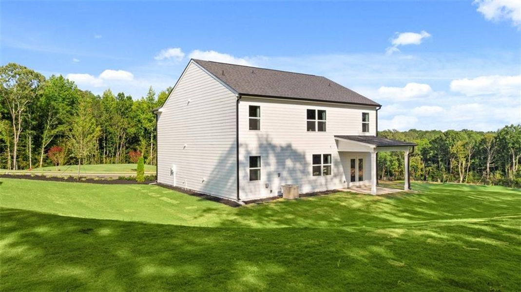 Exterior details and patio area of a home in Jackson Landing, Jefferson (Image 29). Exterior details and patio area of a home in Jackson Landing, Jefferson (Image 29).