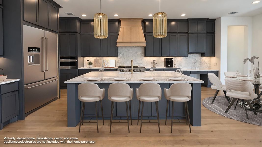 Furnished interior view inside a new home in The Preserve at Elm Creek, New Braunfels (Image 4).