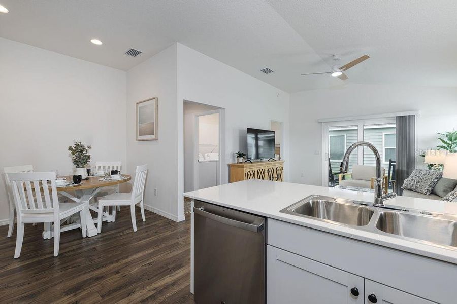 Furnished interior view inside a new home in , The Villages (Image 14).