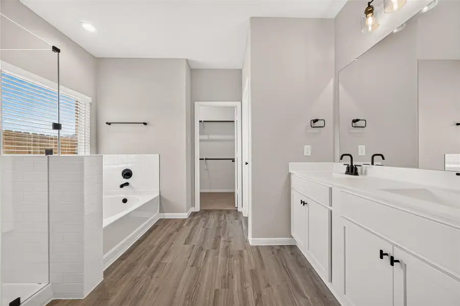 Furnished interior view inside a new home in , Angleton (Image 17).