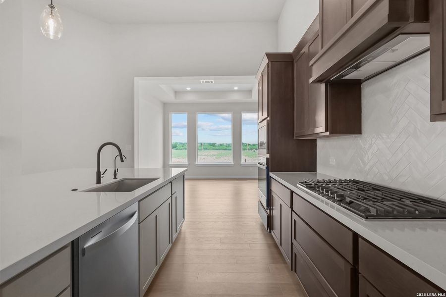 Furnished interior view inside a new home in Buffalo Crossing, Cibolo (Image 15).