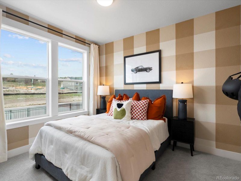 Furnished interior view inside a new home in Jackson Creek, Monument (Image 27).