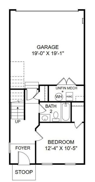 2D floor plan layout of this home in , Summerville, SC (Image 4).