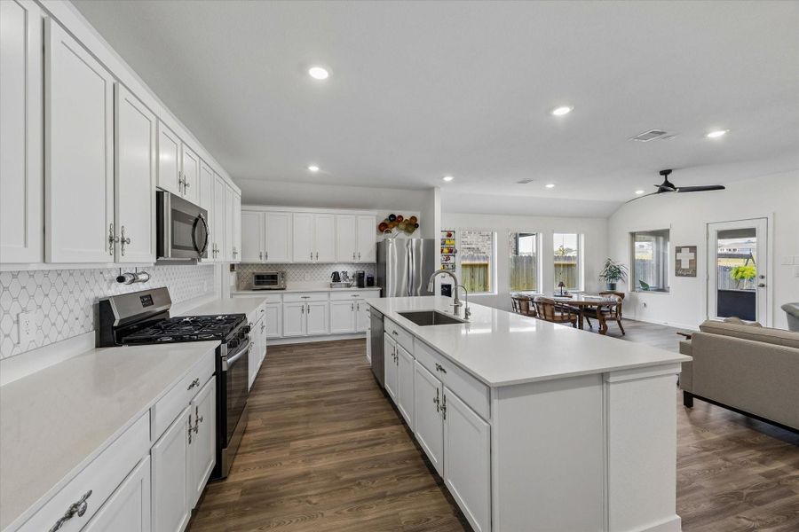 Furnished interior view inside a new home in , Magnolia (Image 7).