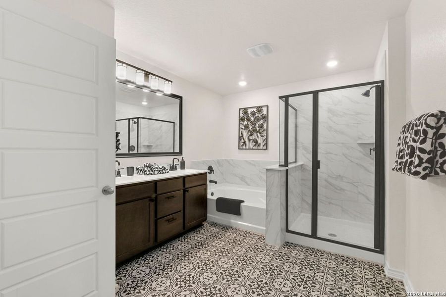 Furnished interior view inside a new home in , San Antonio (Image 7). Furnished interior view inside a new home in , San Antonio (Image 7).