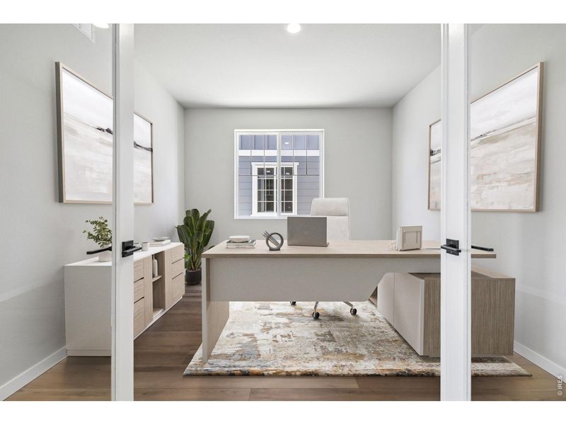 Furnished interior view inside a new home in Farmstead, Berthoud (Image 9).