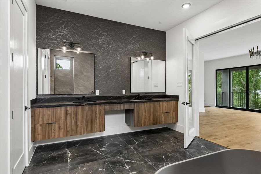 Furnished interior view inside a new home in , Bellaire (Image 17).