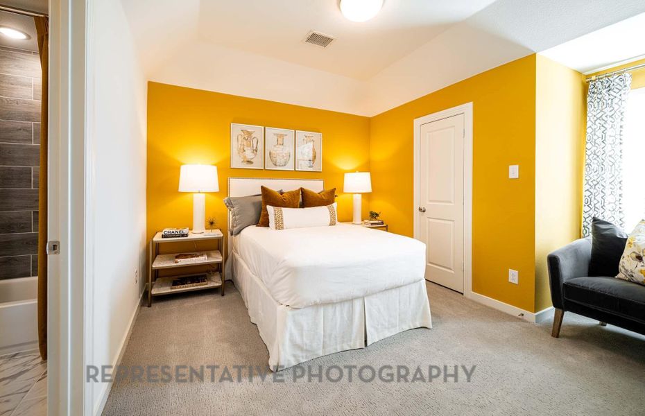 Furnished interior view inside a new home in Pomona, Manvel (Image 32). Furnished interior view inside a new home in Pomona, Manvel (Image 32).