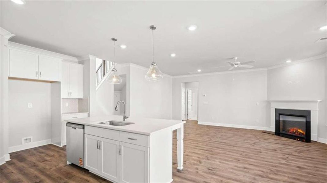 Furnished interior view inside a new home in Evergreen Crossing, Locust Grove (Image 6).