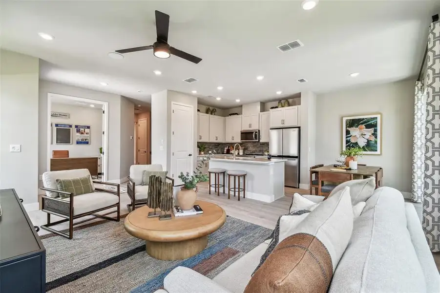 Furnished interior view inside a new home in North River Ranch – Townhomes, Parrish (Image 4).