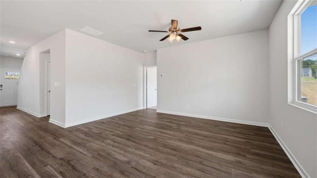 Spacious, unfurnished interior of a new home in The Preserve at Agricultural Village, Perry (Image 14).