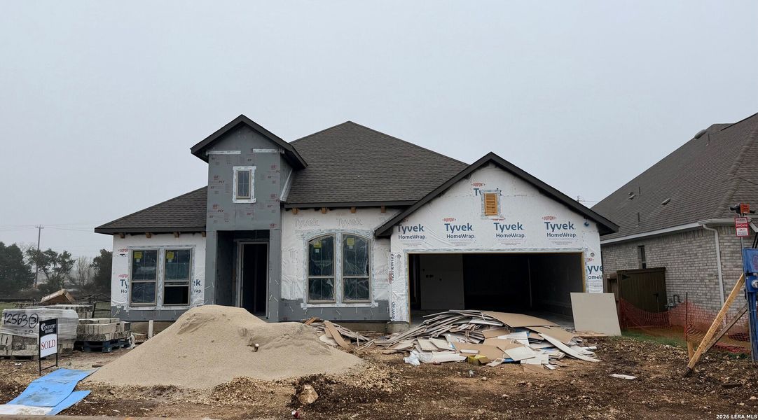 In-progress construction of a new home in Stillwater Ranch, San Antonio, TX (Image 5).