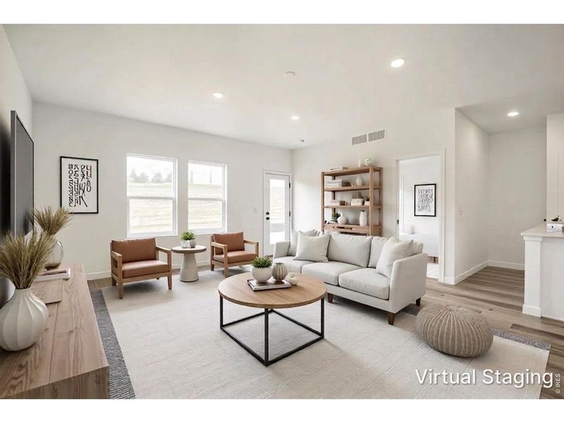 Furnished interior view inside a new home in Prairie Song, Windsor (Image 5).
