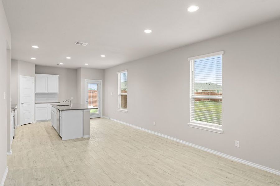 Representative exterior photo of a completed home built from the Willow by Impression Homes in Creekside Ranch, Blue Ridge, TX (Image 8).