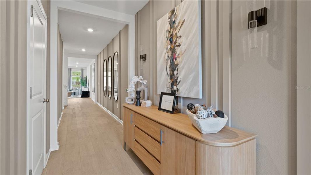 Furnished interior view inside a new home in Crosswinds, Haines City (Image 3).