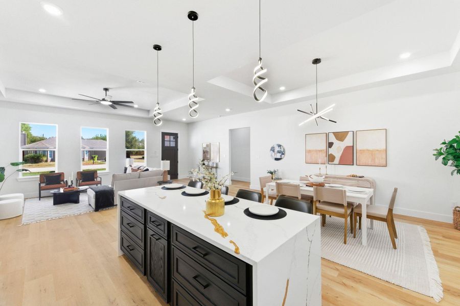 Furnished interior view inside a new home in , Bastrop (Image 7). Furnished interior view inside a new home in , Bastrop (Image 7).