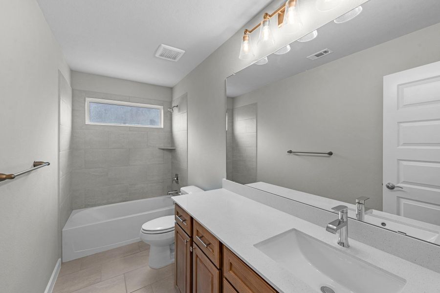 Furnished interior view inside a new home in Morton Creek Ranch, Katy (Image 12).