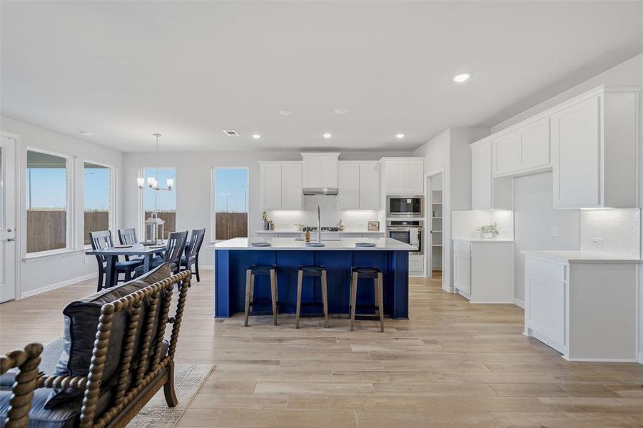 Furnished interior view inside a new home in Morningstar, Aledo (Image 13). Furnished interior view inside a new home in Morningstar, Aledo (Image 13).