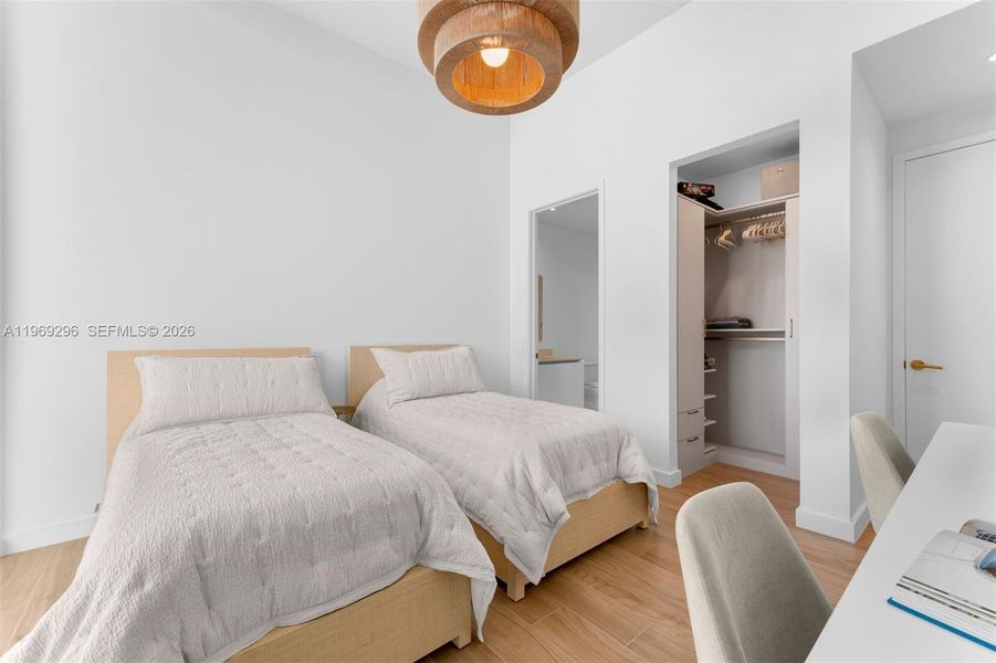 Furnished interior view inside a new home in , Miami (Image 13).