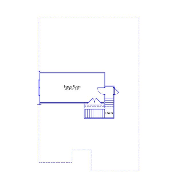 2D floor plan layout of this home in Fieldstone, Lexington, NC (Image 3).