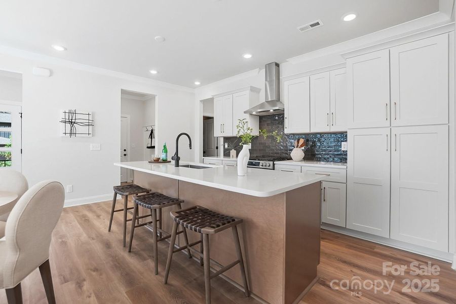 Furnished interior view inside a new home in , Charlotte (Image 10).