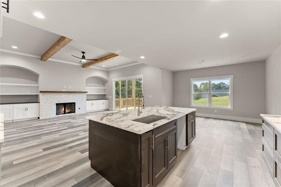 Furnished interior view inside a new home in , Gainesville (Image 11).