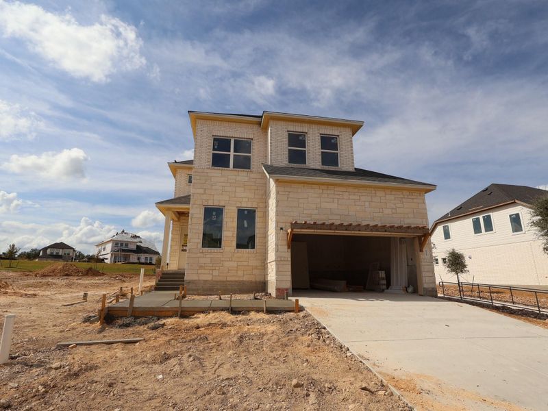 In-progress construction of a new home in Cedar Brook, Leander, TX (Image 12).