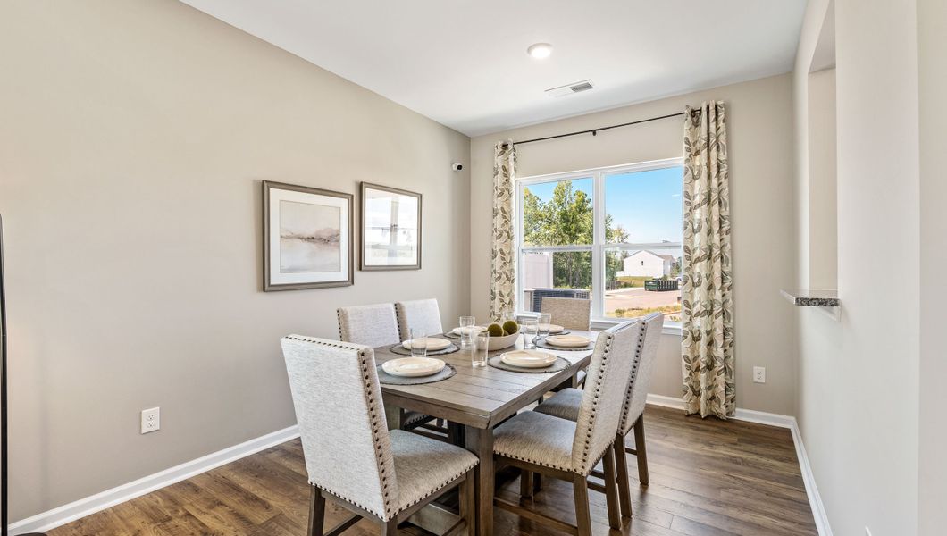 Furnished interior view inside a new home in Tanglewood Townes, Greenville (Image 8).