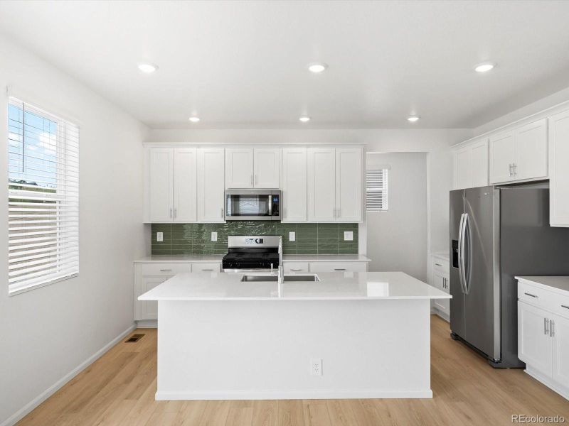 Furnished interior view inside a new home in Poudre Heights: The Lakes Collection, Windsor (Image 7).