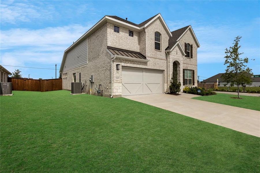 Front exterior of a new home in Anna Ranch, Anna, TX, highlighting curb appeal (Image 26).