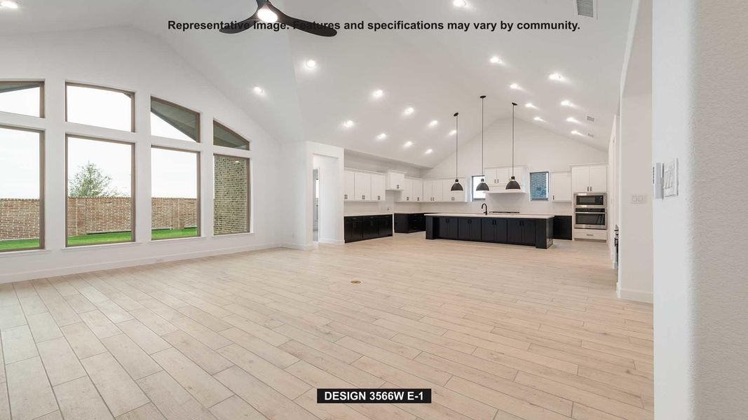 Spacious, unfurnished interior of a new home in Parkside on the River West, Georgetown (Image 3).