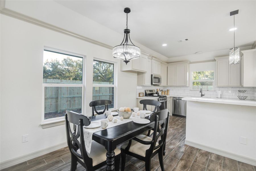 Furnished interior view inside a new home in , Lake Jackson (Image 5). Furnished interior view inside a new home in , Lake Jackson (Image 5).