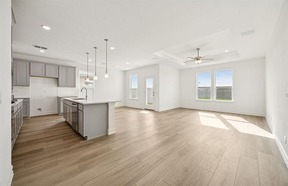 Beautiful natural light in living area