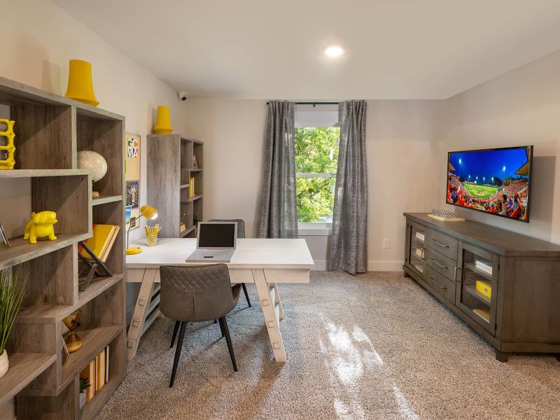 Furnished interior view inside a new home in Waterside - Boardwalk Series, Longs (Image 6).