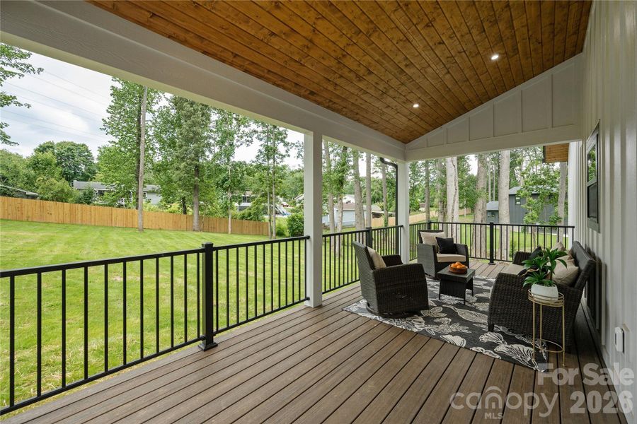 Covered Back Porch