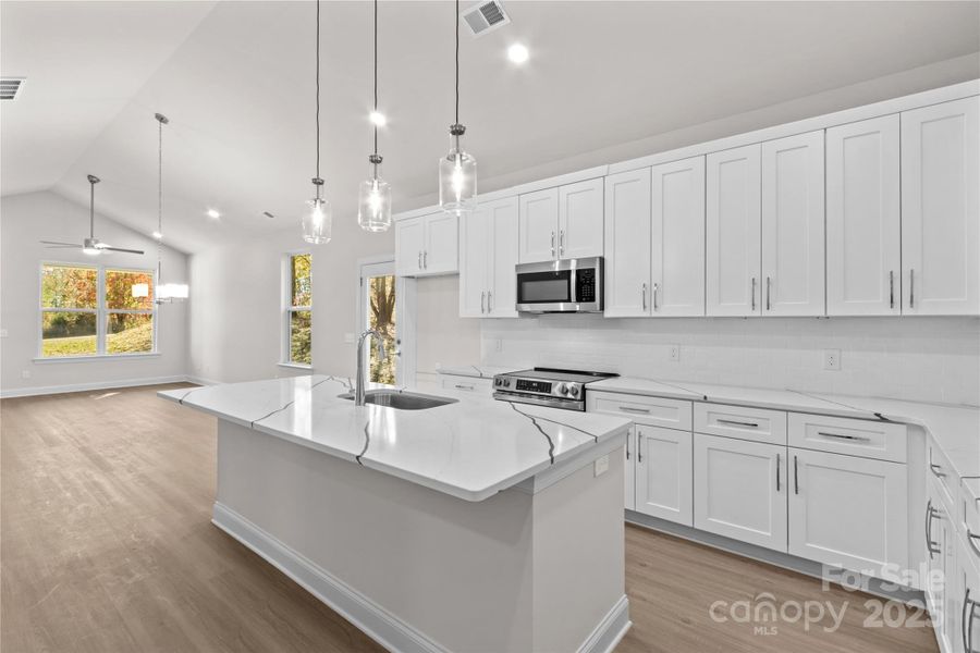 Furnished interior view inside a new home in , Statesville (Image 19). Furnished interior view inside a new home in , Statesville (Image 19).