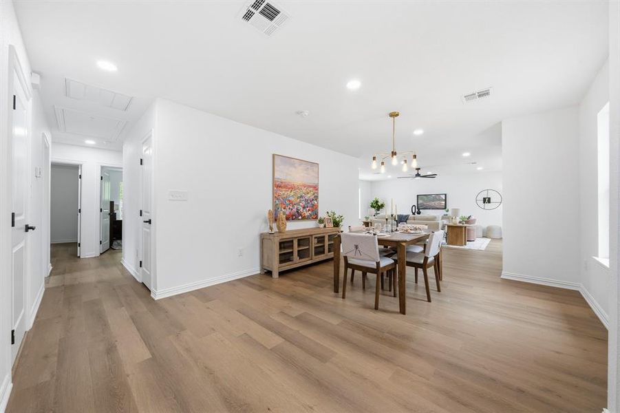 Furnished interior view inside a new home in , Hillsboro (Image 9).