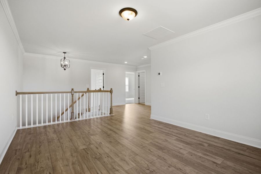 Spacious, unfurnished interior of a new home in Cherokee Knoll, Williamston (Image 26).