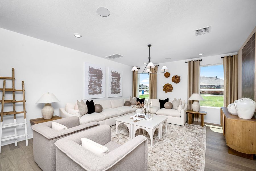 Representative furnished interior of a home built from the Coolidge by Pulte Homes in Cameron Place, Austin (Image 15). Representative furnished interior of a home built from the Coolidge by Pulte Homes in Cameron Place, Austin (Image 15).