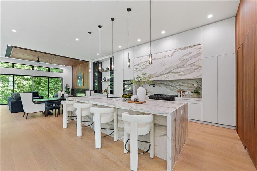 Furnished interior view inside a new home in , Atlanta (Image 13).