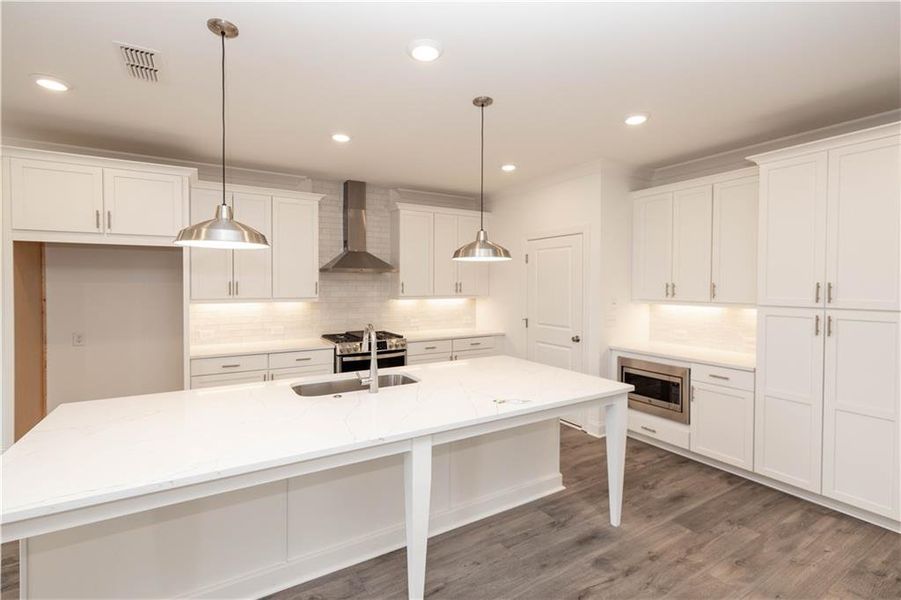 Furnished interior view inside a new home in Millcroft Townhomes, Buford (Image 11).