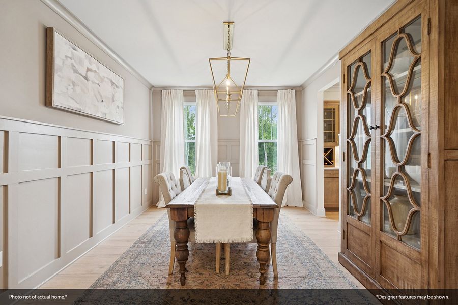Furnished interior view inside a new home in Hawthorn Ridge, Inman (Image 15).