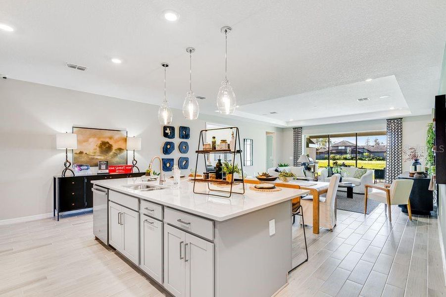 Furnished interior view inside a new home in Coasterra Community Group Page, Palmetto (Image 6).